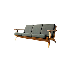 GE290三座椅 汉斯·魏格纳 Hans Jogensen Wegner 汉斯·魏格纳